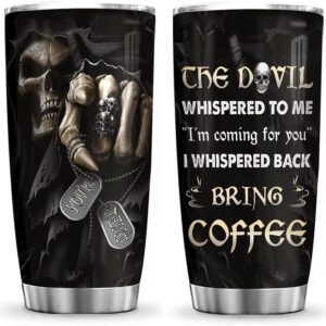 Devil Bring Coffee All Over Print Tumbler
